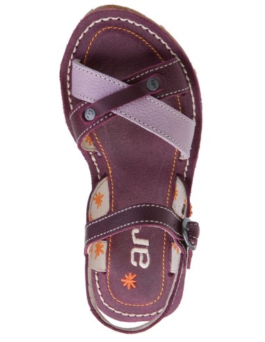 ARTKIDS sandalia modelo DANCE A302 para las niñas, en brown y violet