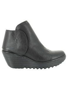 YOGI Bota - Fly London - negro, roja