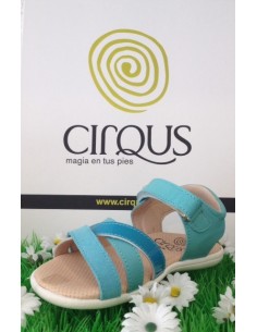 sandalias cirqus 151233, elaboradas en piel 