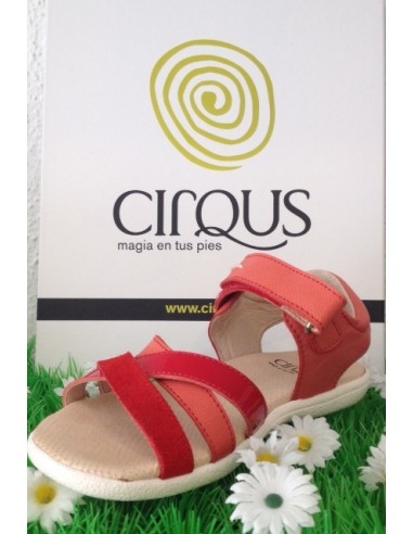 sandalias cirqus 151233, elaboradas en piel 