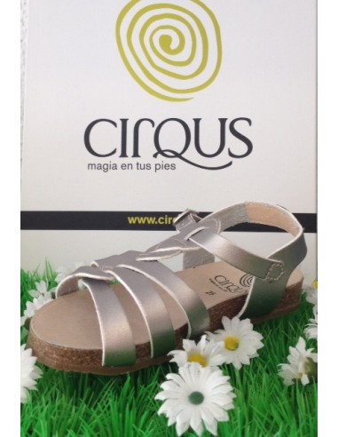 sandalias cirqus 151168, elaboradas en piel  niñas