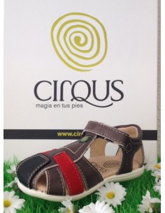 sandalias cirqus 151205, elaboradas en piel  niñas 2