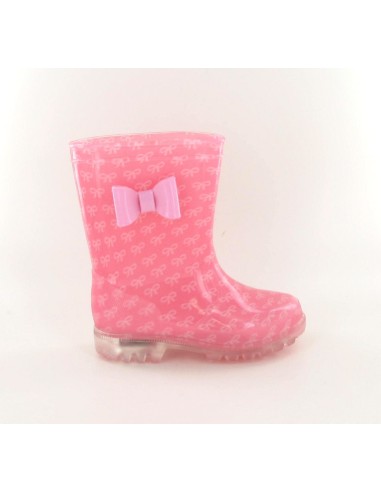 Botas de Agua DOLLY KIDS FLASH rose de la marca Be Only, para los niñas, con suela luminosa por 29€
