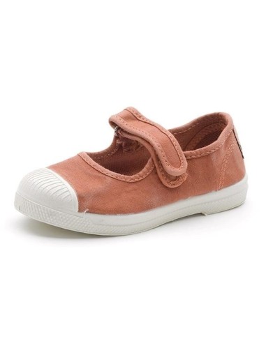 natural world ZAPATO MERCEDES,  zapato modelo mercedes con velcro,  proceso producción ecológico, certificado made in green, 