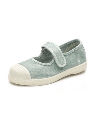natural world ZAPATO MERCEDES,  zapato modelo mercedes con velcro,  proceso producción ecológico, certificado made in green, 