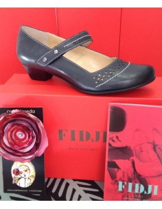 FIDJI 460007 zapato diseño vintaje  tacón bajo