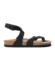 sandalia CH6 piel, NATUNED Negro