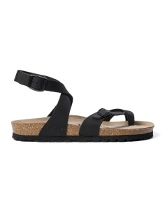 sandalia CH6 piel, NATUNED Negro