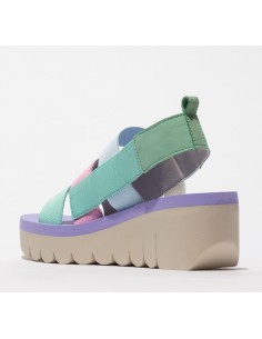 FLY LONDON YERE 847 , sandalia mujer de cuña FLY LONDON