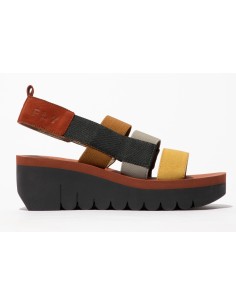 FLY LONDON YERE 847 , sandalia mujer de cuña FLY LONDON