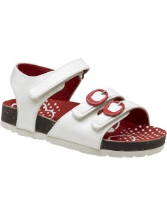 kickers Magipop, sandalia niños, blanco